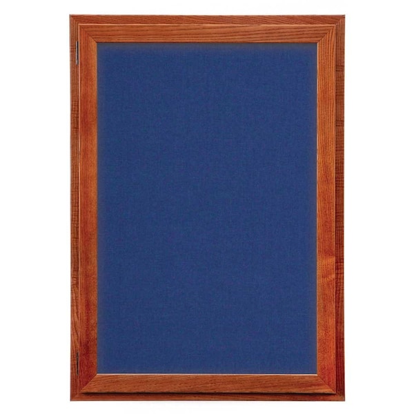 Outdoor Enclosed Combo Board, 72"x36", Black Frame/Black & Medium Grey